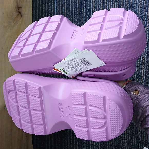 Nwt Crocs Stomp Clog Purple Womens 8 - Picture 6 of 6